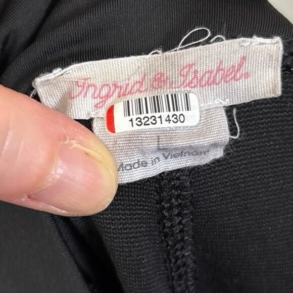 Ingrid & Isabel Soft Plaid Maternity Pants with Belly Panel Size Large - Picture 10 of 10